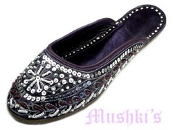beaded slipper - click here for large view